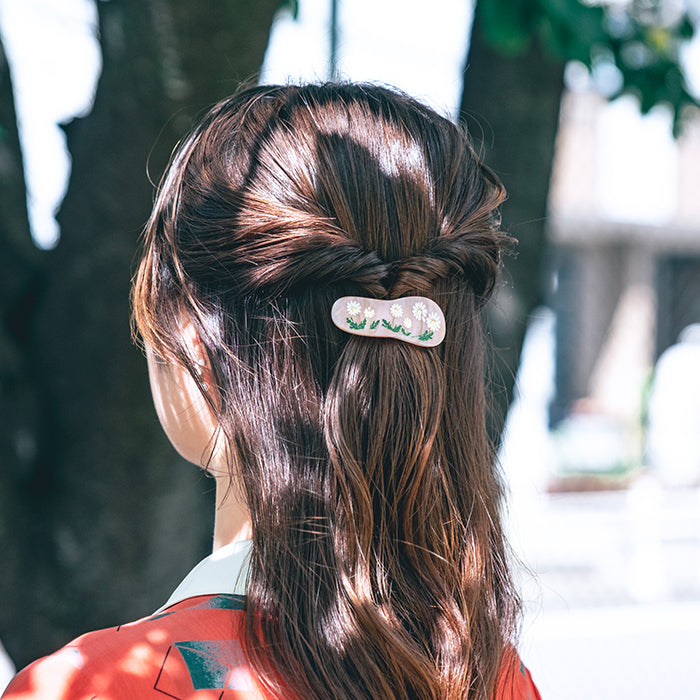 アデリアレトロオンラインショップ 野ばな バレッタ | レトロ柄の