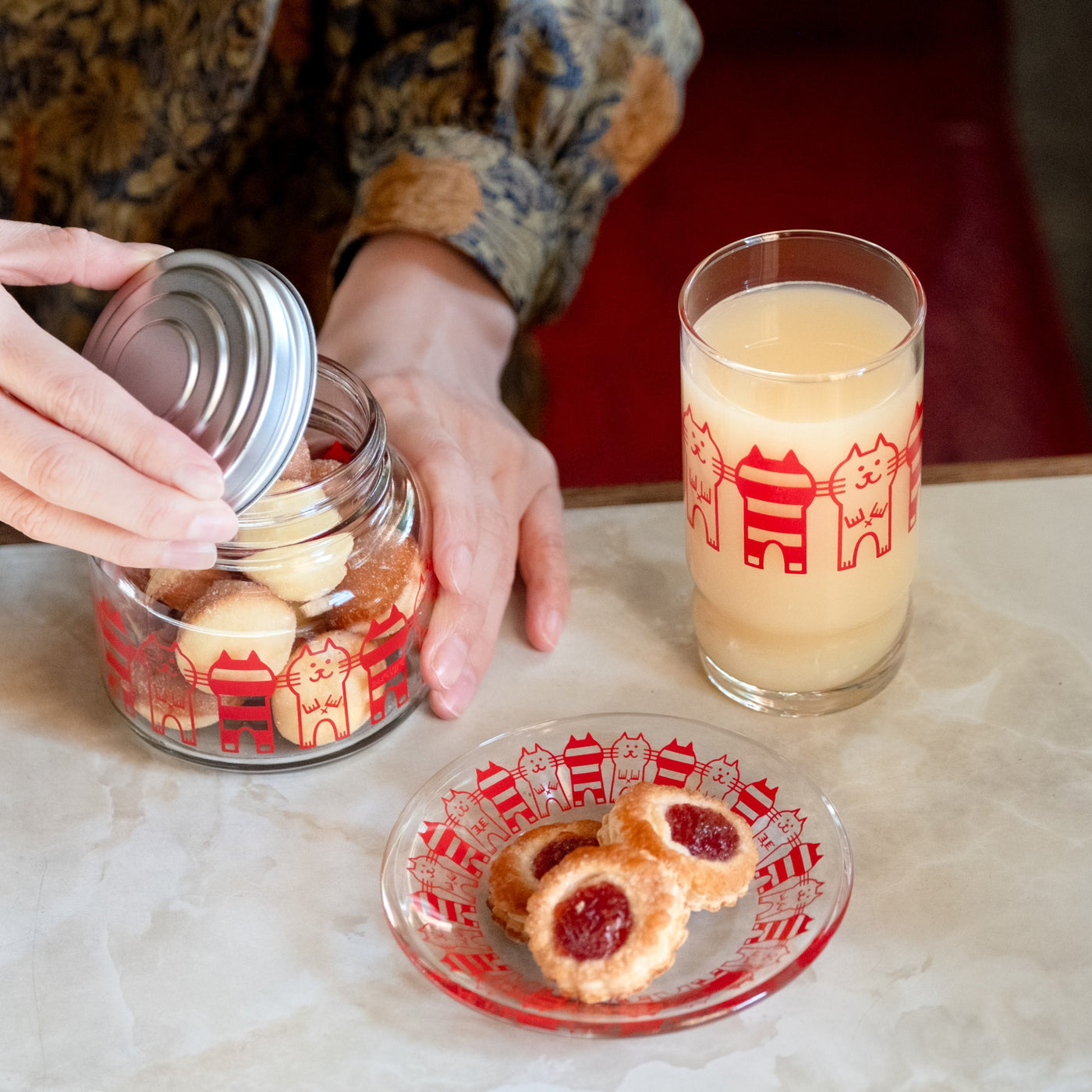 アデリアレトロオンラインショップ プレート120 キャット | レトロ柄の