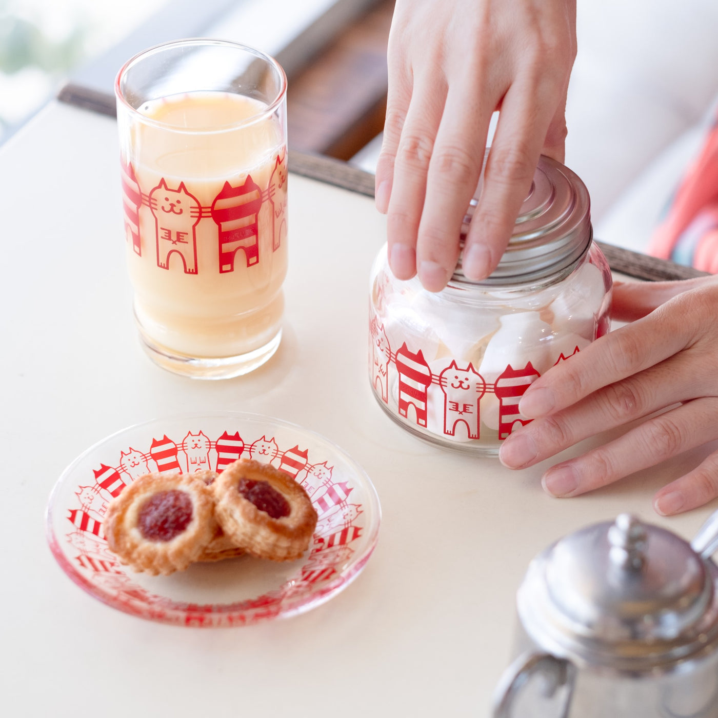 アデリアレトロオンラインショップ プレート120 キャット | レトロ柄の