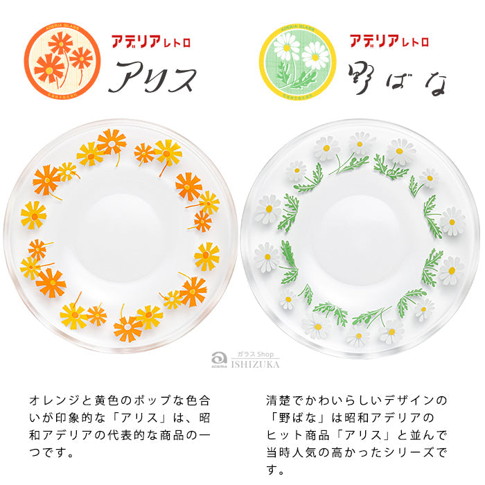 アデリアレトロオンラインショップ プレート120 花の輪 | レトロ柄の