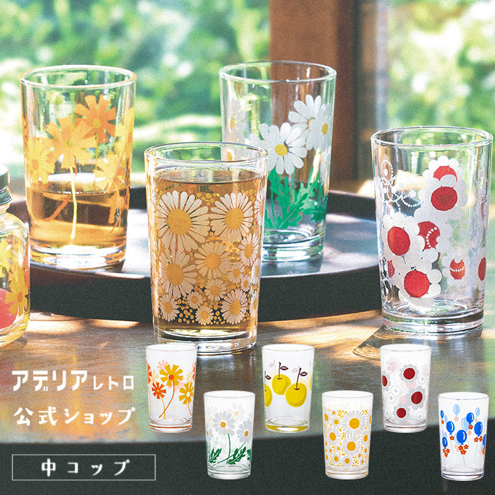 昭和レトロ　チューリップグラス　vintage