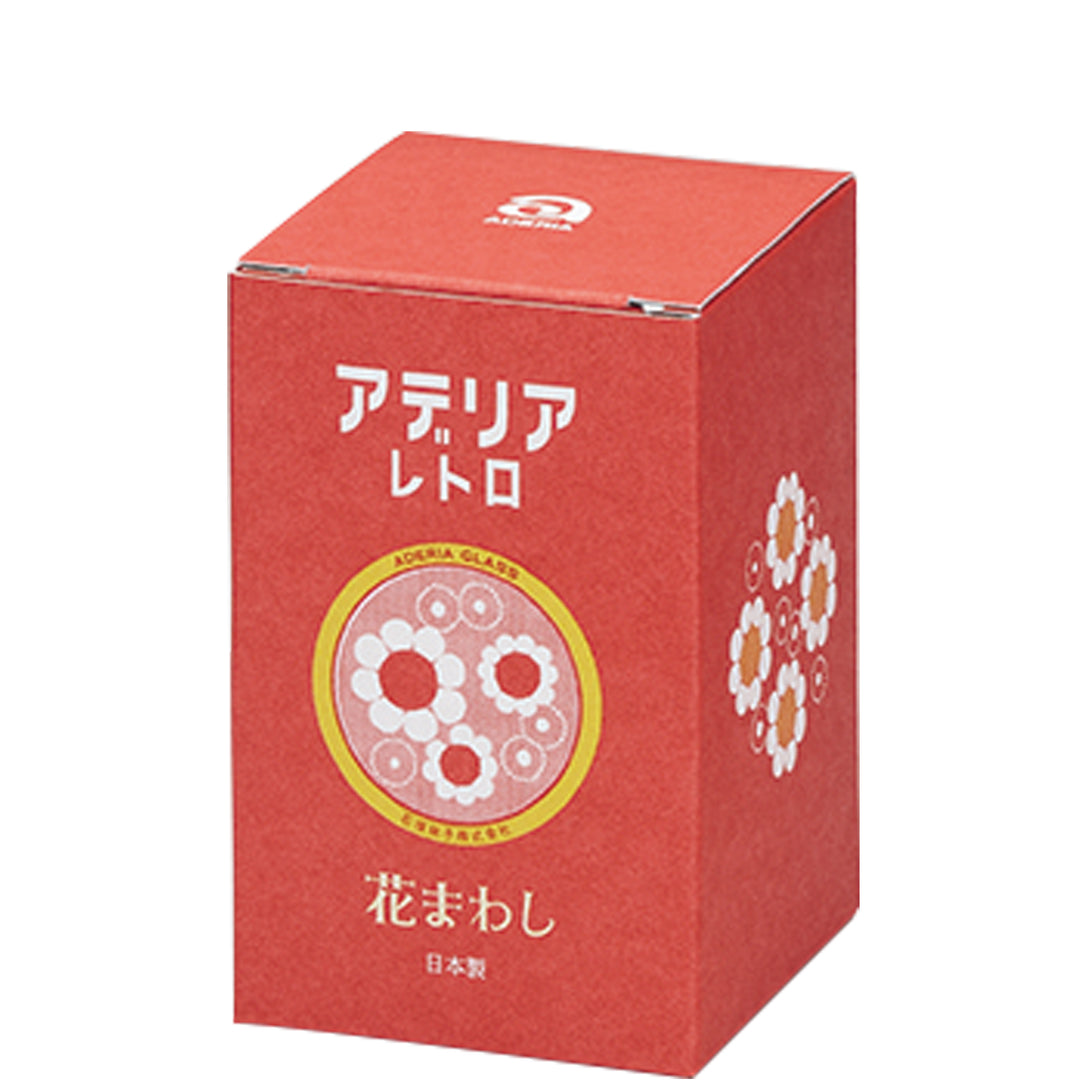 アデリアレトロオンラインショップ 中コップ8 花まわし | レトロ柄